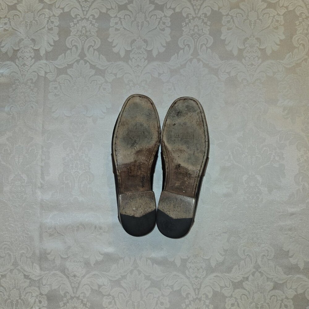 Men's Florshein Two-Tone Moc Toe Tassel Loafers - Picture 6 of 8